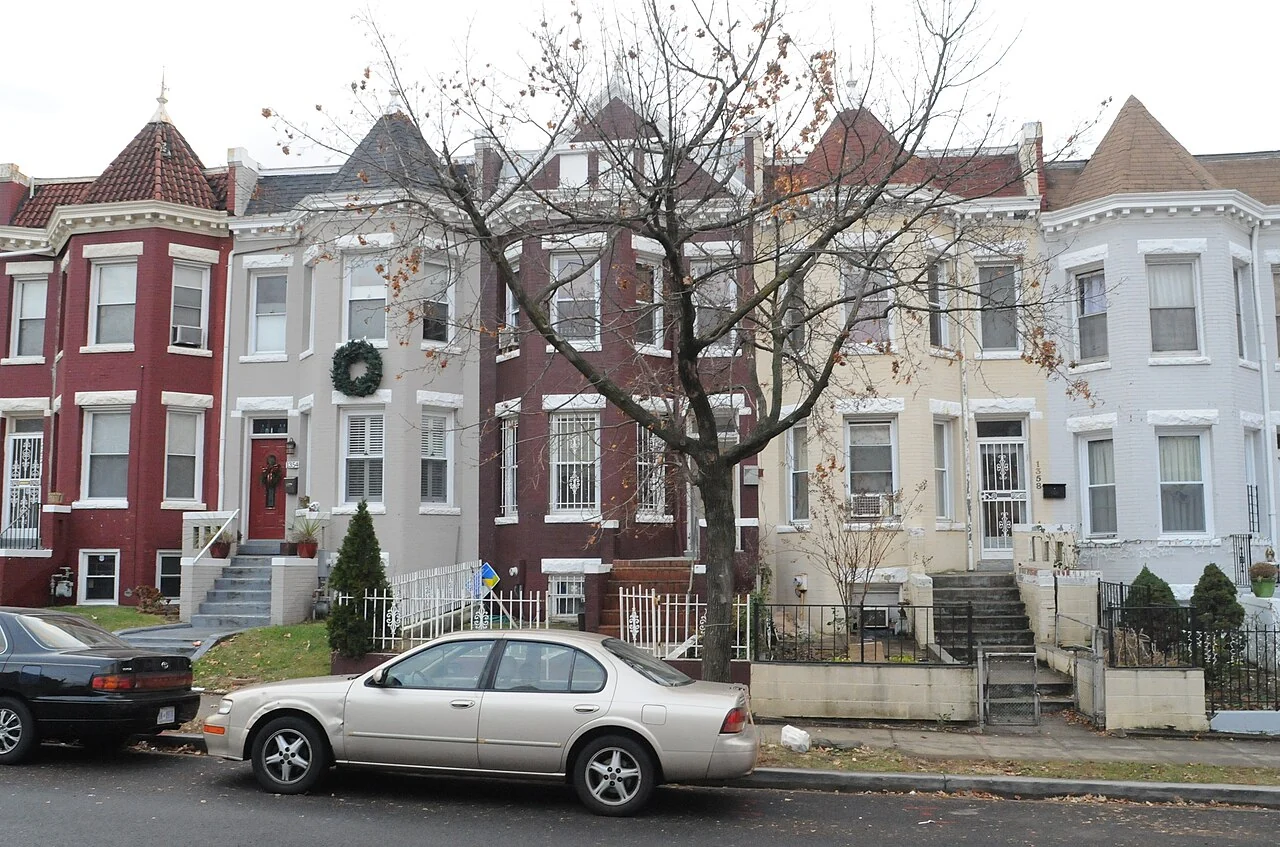 Residential row houses in Petworth.